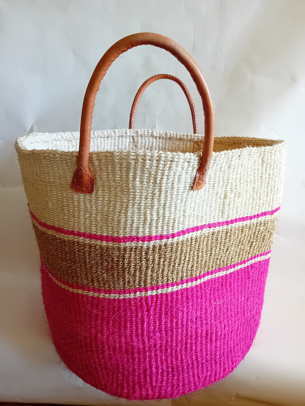 Laundry style handwoven Kenyan Basket